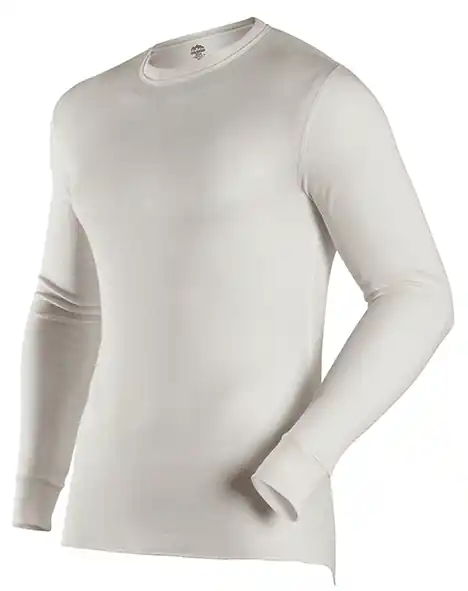 Deal Coldpruf - Men‘s Basic Crew Long Sleeve Shirt White L