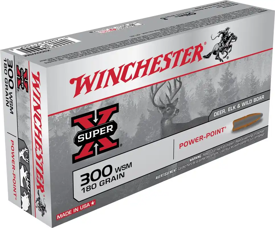 Place Order Winchester - Super X Power Point 300 WSM 180gr 20rd