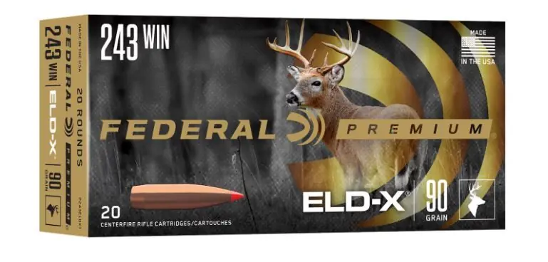 Next Day Delivery Federal - Premium ELD-X 243 Win 90gr 20rd