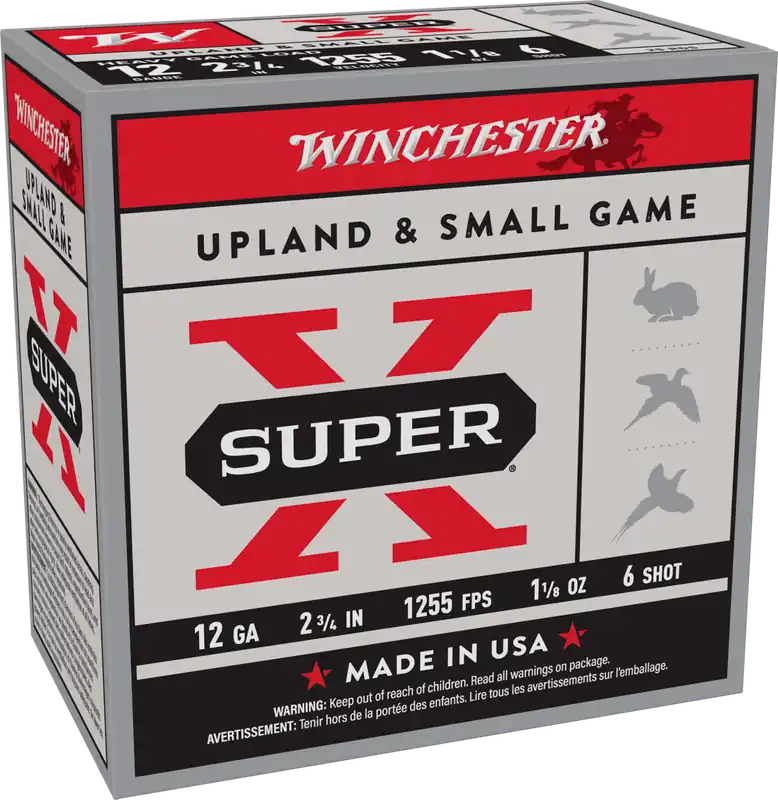 Winchester - Super-X Upland Heavy Game 12ga 2.75" 6 (1 1/8oz) 25rd Fan Favorite