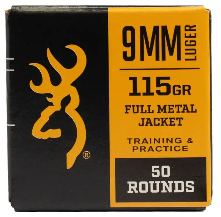 Instant Buy Browning - Training & Practice 9mm 115gr FMJ 50rds