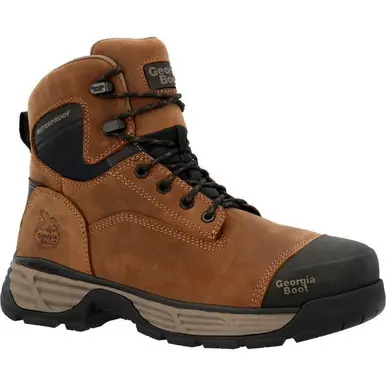 Georgia Boot GB00679 Men‘s Durablend Edge 6" Waterproof Alloy Toe Work Boot Professional Grade
