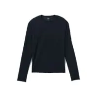 prAna Wensley Crew Top - Men‘s , Medium , Black 1968121-001-SL-M Mens Clothing Size Medium, Sleeve Length Long, 76% Off and Blazin‘ Deal Low Price