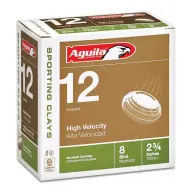 AGUILA 12ga 2.75 HV Sport 1325fps 1oz 8 250/cs Direct From Factory
