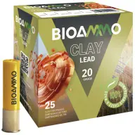 Fast Shipping BIOAMMO 20ga 2-3/4 1o 7.5 2-3/4 1165fps 250/cs