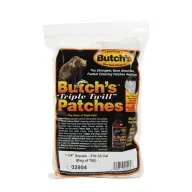 LYMAN TWILL PATCH 270c- 35c 1.75" SQUARE 800/BAG Same Day Shipping