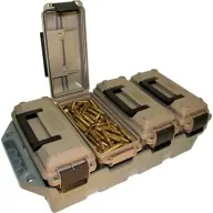 MTM 4-CAN AMMO CRATE 30c w/4 AC30T‘s DKEarth/FGRN Luxury