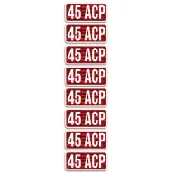 Clearance MTM AMMO LABELS 45 ACP 8/pkg