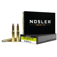 NOSLER AMMO 30-30 WINCHESTER 150gr RN-BT 20/bx 10/cs Order Now