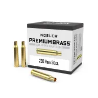 Direct From Factory Nosler Brass 280 Remington Unprimed Box of 50