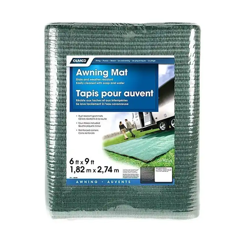 Camco Reversable Awning Mat - 6‘ x 9‘ Instant Buy