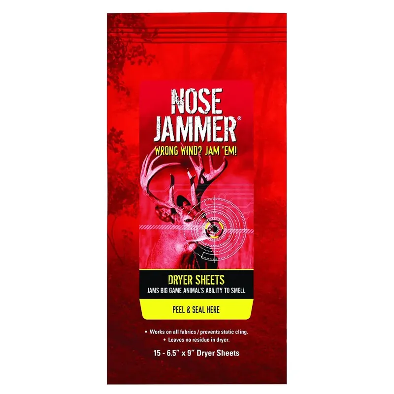 While Supplies Last Nose Jammer Scent Elimination Dryer Sheets - 15 pk