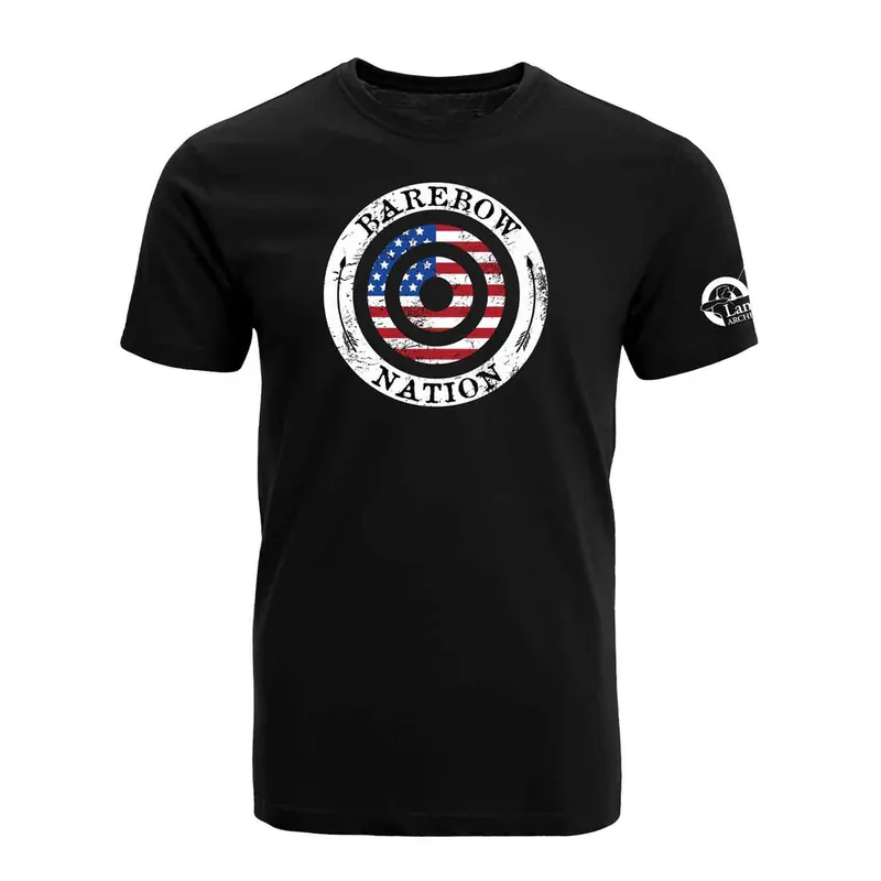 New Arrival Lancaster Archery Supply Barebow Nation Tee