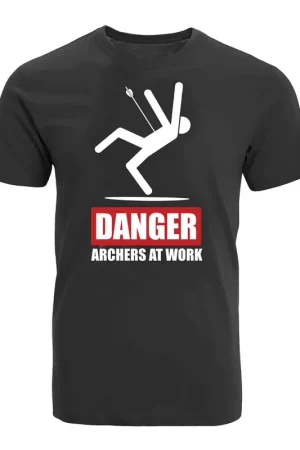 Professional Grade Lancaster Archery Supply Danger Archers at Work Tee