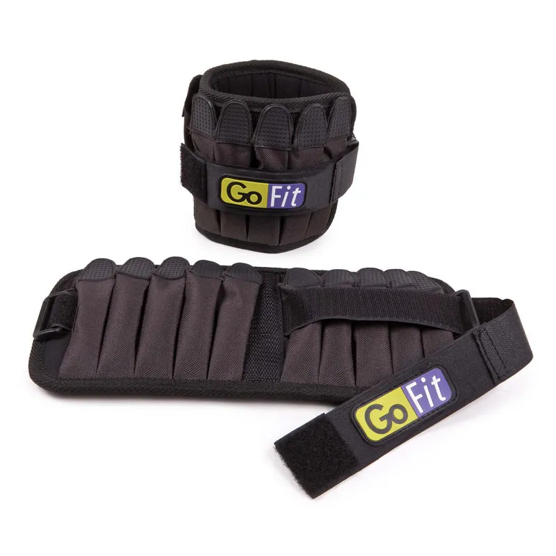 Affordable Go Fit 10lb Padded Adjustable Ankle Weights Set