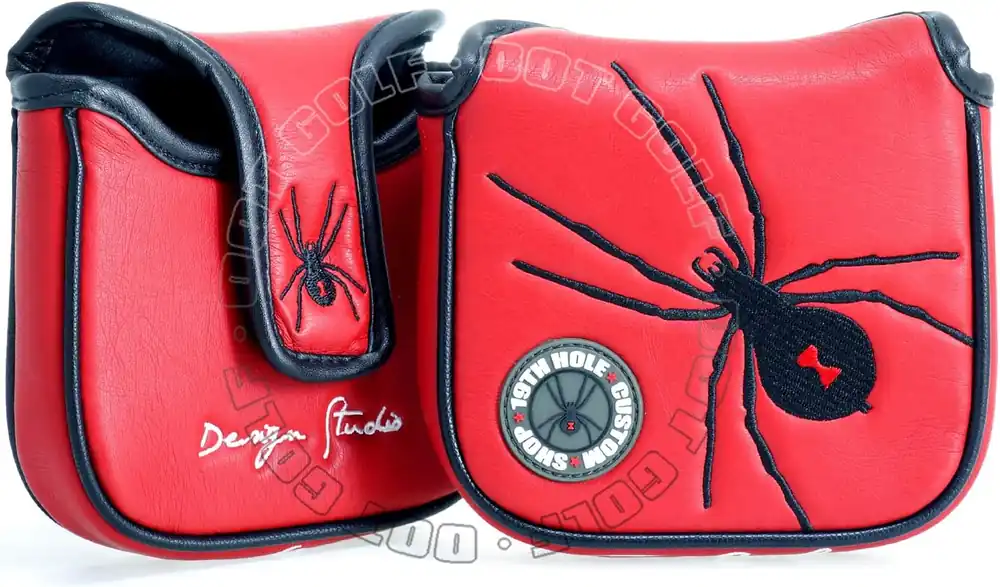 19th Hole Custom Shop Spider Golf High-MOI Mallet Putter Headcover, Heel Shaft, Red, Head Cover While Supplies Last
