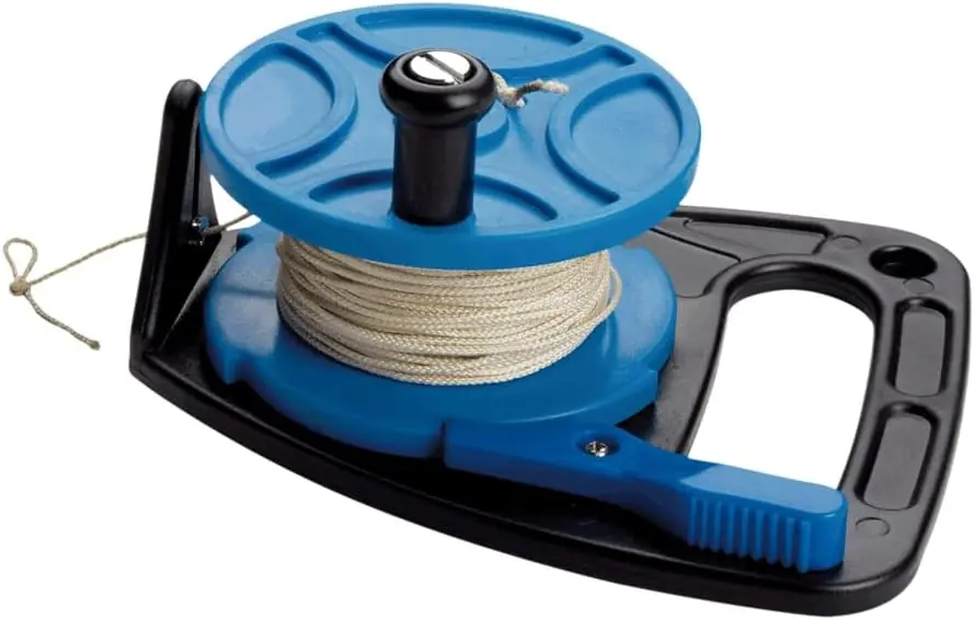 Same Day Shipping 270FT Scuba Dive Reel Kayak Anchor with Thumb Stopper for Safety Underwater Diving Snorkeling, Cave and Wreck Exploration, Recreational Diving and Spear Fishing
