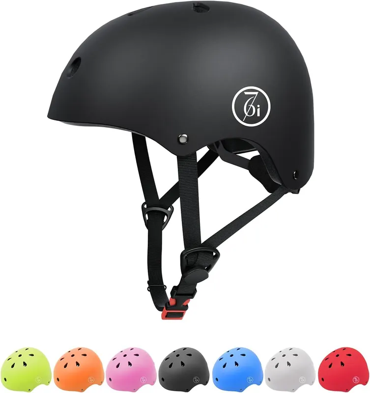 67i Bike Helmet Skateboard Helmet for Adult Cycling Bicycle Scooter Helmets for Men Women Adjustable for Multi-Sport Bicycle Scooter Inline Cycling Skateboarding Order Now