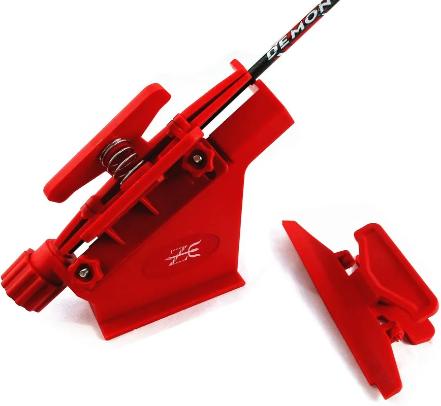 Adjustable Fletching Jig Straight and Helix Tool with Clamp for DIY Archery Arrows Shafts Top Rated