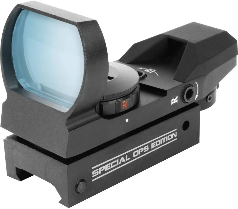 AIM SPORTS Tactical Dual Ill. 4 Different Reticles/Special Ops Edition (Small, Black) Instant Buy