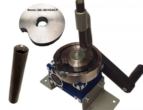 Rollsizer - Complete Pistol manual mini Roll sizer with Caliber Conversion and Drop Tube Price Drop