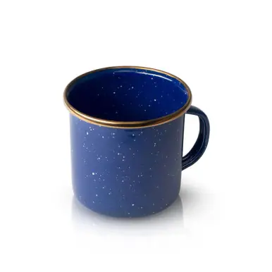Top Rated GSI Mesa 12 fl. oz. Enamelware Cup - Lapis